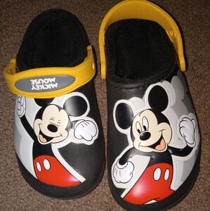 $30 toddler size 1 disney mickey mouse crocs